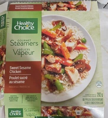 Healthy Choice, Gourmet Steamers, Sweet Sesame Chicken