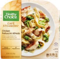 Chicken Fettuccini Alfredo Grilled Chicken Breast With Freshly-Made Fettuccini And Broccoli In A Creamy Alfredo Sauce