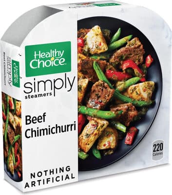 Beef Chimichurri Tender Beef Strips With Potatoes, Green Beans & Red Bell Peppers In A Chimichurri Sauce
