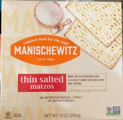 Thin Salted Matzos