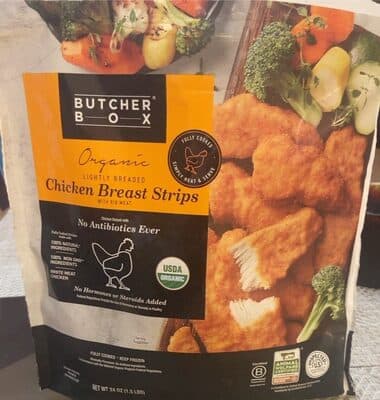 Butcher Box Organic Lightly Breaded Chicken Breast Strips