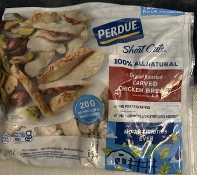 CARVED CHICKEN BREAST SHORT CUTS