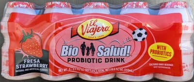 El Viajero, Bio Salud!, Cultured Dairy Beverage, Strawberry