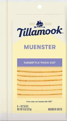 TILLAMOOK, DELI SLICED MUENSTER CHEESE