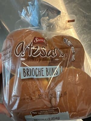 Sara Lee Artesano Brioche Buns