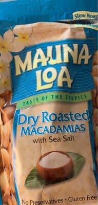 Dry Roasted Macadamias with Sea Salt
