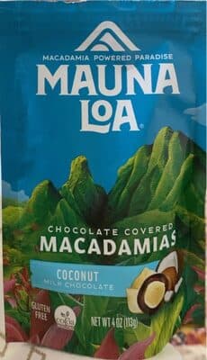 Coconut Milk Chocolate Covered Macadamias