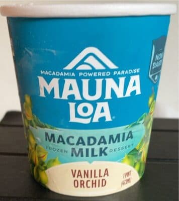 Vanilla Orchid Macadamia Milk Frozen Dessert