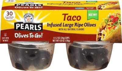 OLIVES TO GO!, KALAMATA PITTED GREEK OLIVES