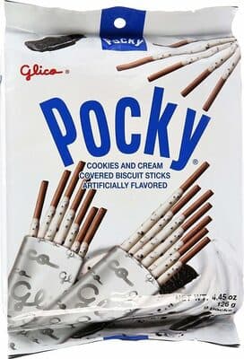 Cookies and Cream Flavored Covered Biscuit Sticks