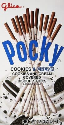 Pocky Cookies & Cream Covered Biscuit Sticks