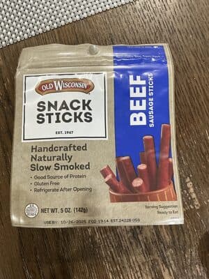 Beef Sausage Snack Sticks