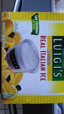 Lemon Real Italian Ice