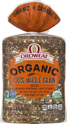 OROWEAT 100% WHOLE GRAIN BREAD