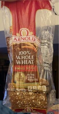 100% Whole Wheat Small Slice Bread