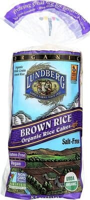 Organic Brown Rice Salt-Free Whole Grain Rice Cakes