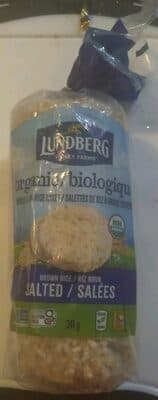 Organic Salted Whole Grain Brown Rice Cakes