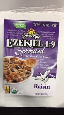 Raisin Sprouted Flourless Flake Cereal