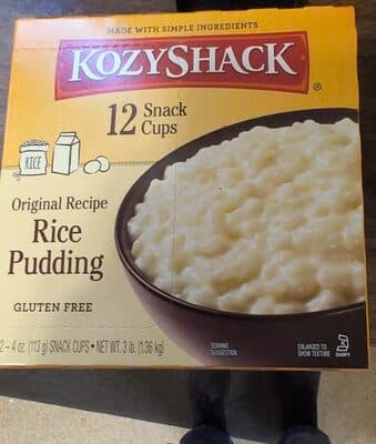 Original Recipe Rice Pudding Snack Cups