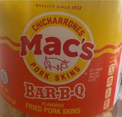 Bar-B-Q Flavored Fried Pork Skins