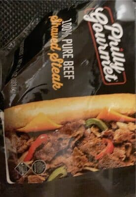 100% Pure Beef Shaved Steak