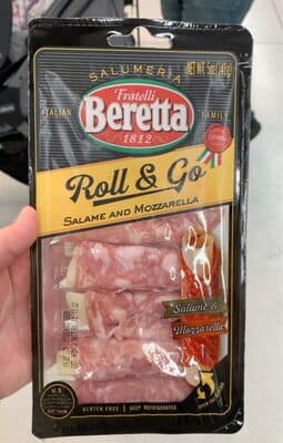 Salame and Mozzarella Roll & Go