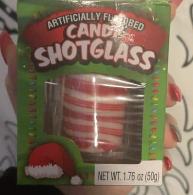 Peppermint Flavor Sweet, Edible Shotglass! Candy