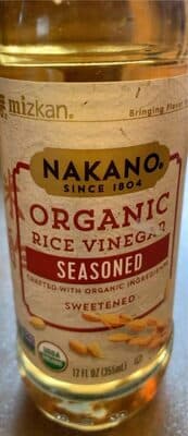 Seasoned Organic Sweetened Rice Vinegar