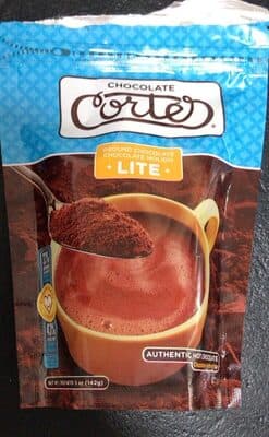 Chocolate Cortes Lite Ground Instant Chocolate