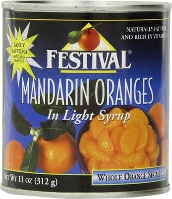 Mandarin Oranges Whole in Light Syrup