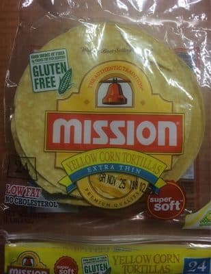 Yellow Corn Extra Thin Tortillas