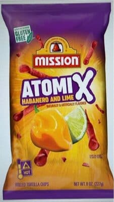 Habanero and Lime Flavored Hot Rolled Tortilla Chips