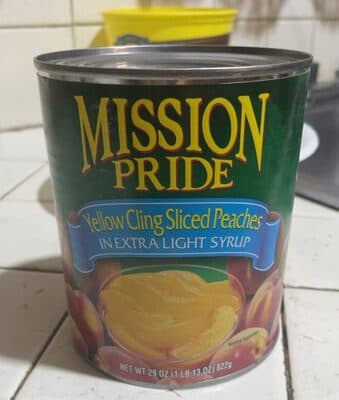 Yellow Cling Sliced Peaches