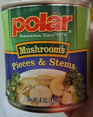 Mushrooms and stems