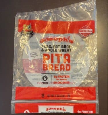 Flax Oat Bran & Whole Wheat Pita Bread