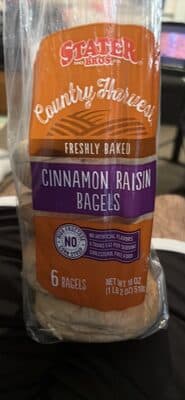 Country Harvest, Cinnamon Raisin Bagels