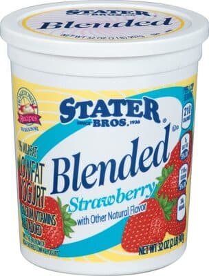 Strawberry Blended Lowfat Yogurt