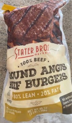 Ground Angus Beef Burgers