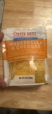Mozzarella & Cheddar Fat Free Shredded Cheeses
