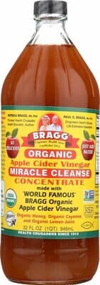 Honey Cayenne Apple Cider Organic Raw-Unfiltered Vinegar With The 'Mother'