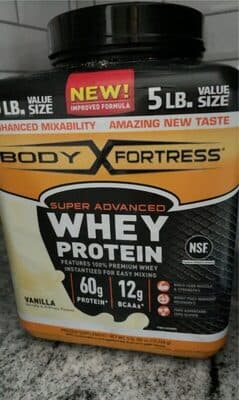 Body fortress super advanced vanilla whey protein