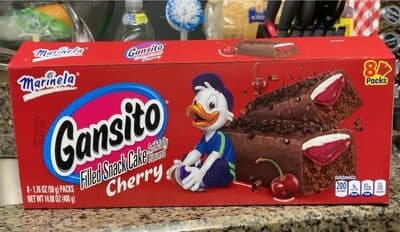 Cherry Filled Flavored Gansito Snack Cakes