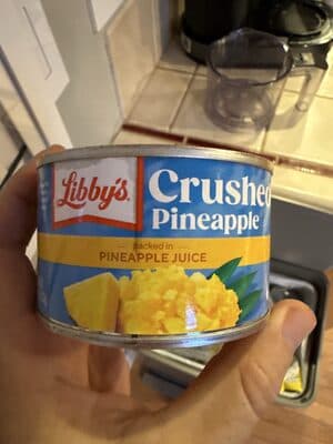 CRUSHED PINEAPPLE PACKED IN 100% PINEAPPLE JUICE