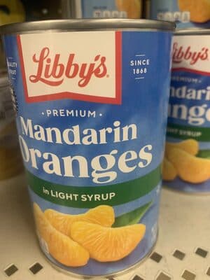 Premium Mandarin Oranges Fruit In Light Syrup