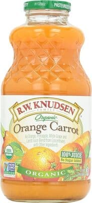 100% Organic Juice, Orange Carrot
