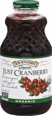 Just Cranberry Organic 100% Premium Organic Cranberry Juice From Concentrate