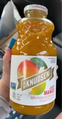 Just Mango 100% Mango Juice From Puree And Juice Concentrate