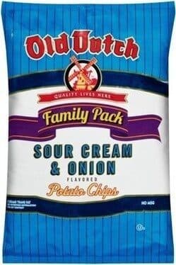 Sour Cream & Onion Flavored Potato Chips