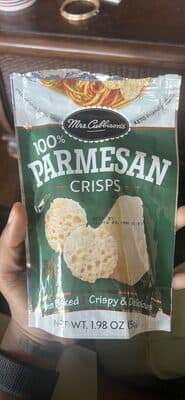 100% Parmesan Crisps