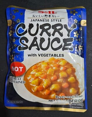 Curry Sauce With Vegetables, Japanese Style, Hot